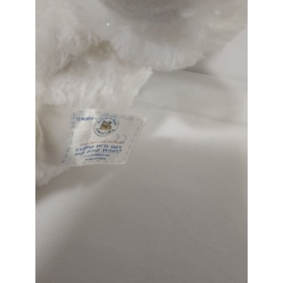 Build A Bear 17” TWINKLE TOES Light Up Ears White Plush bear - Picture 4 of 9